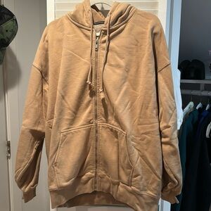 brandy melville christy zip up hoodie